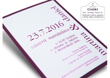 svadobne oznamenia C14261