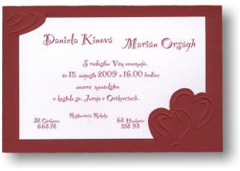 svadobne oznamenie r3049