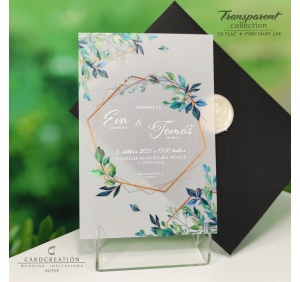 transparentne svadobne oznamenia I19773TP