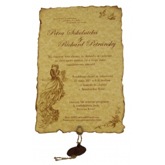 svadobne oznamenia 17370P